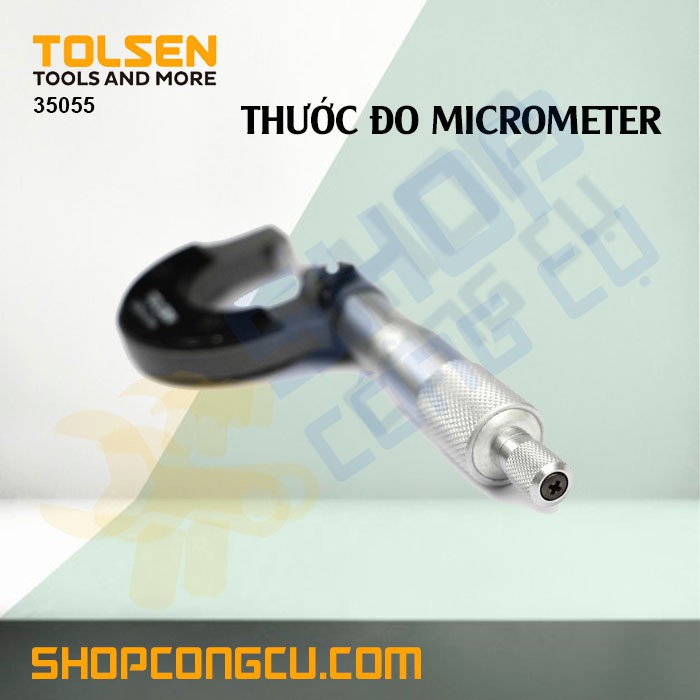 Thước micrometer 25mm Tolsen 35055