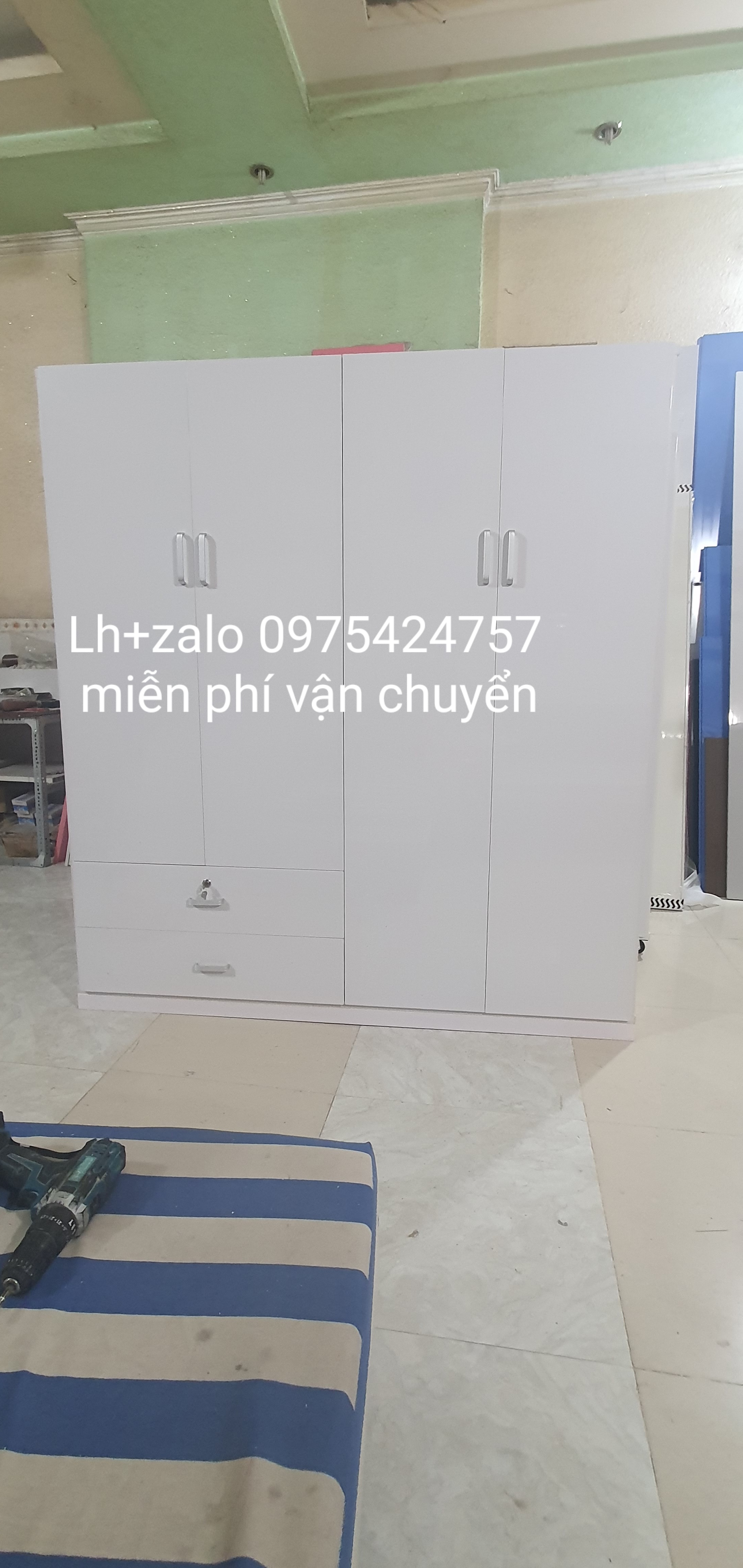 tủ nhựa đài loan 4 cánh 