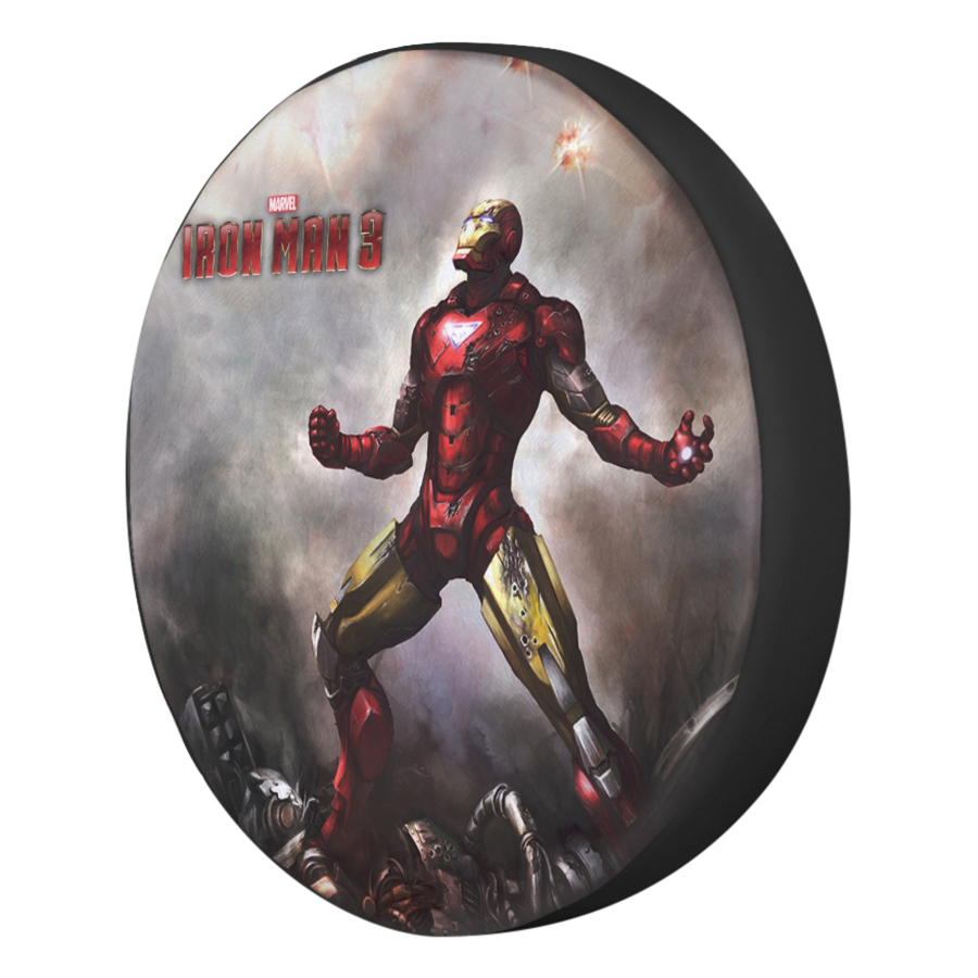 Gối Ôm Tròn In Hình Iron Man 3 - GOFF283