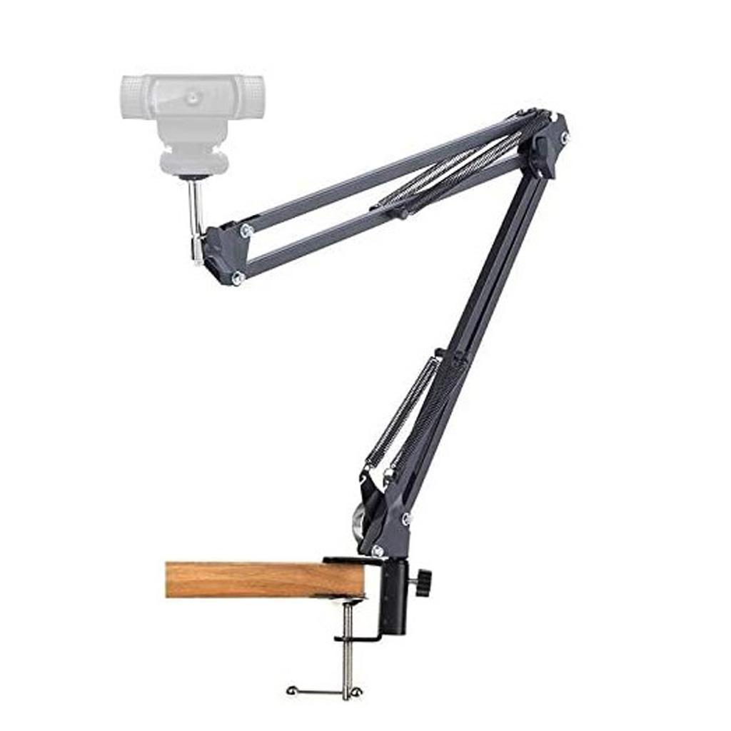 2 Pcs Webcam Mount Clip Table Clamp Stand Holder for Logitech Webcam C922 C930e