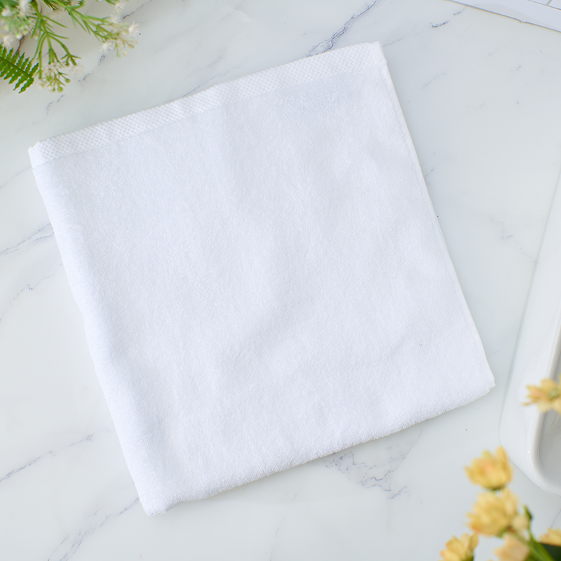 Bộ 3 khăn mặt, tắm, gội Damin Sunny - màu trắng