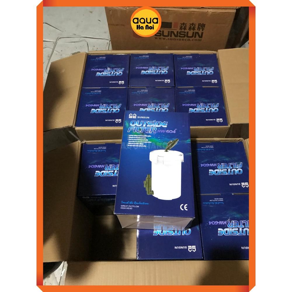 Lọc phụ Sunsun HW 602/603/604 - Lọc thùng ngoài làm sạch nước hồ cá cảnh thủy sinh - Lọc phụ không máy bơm