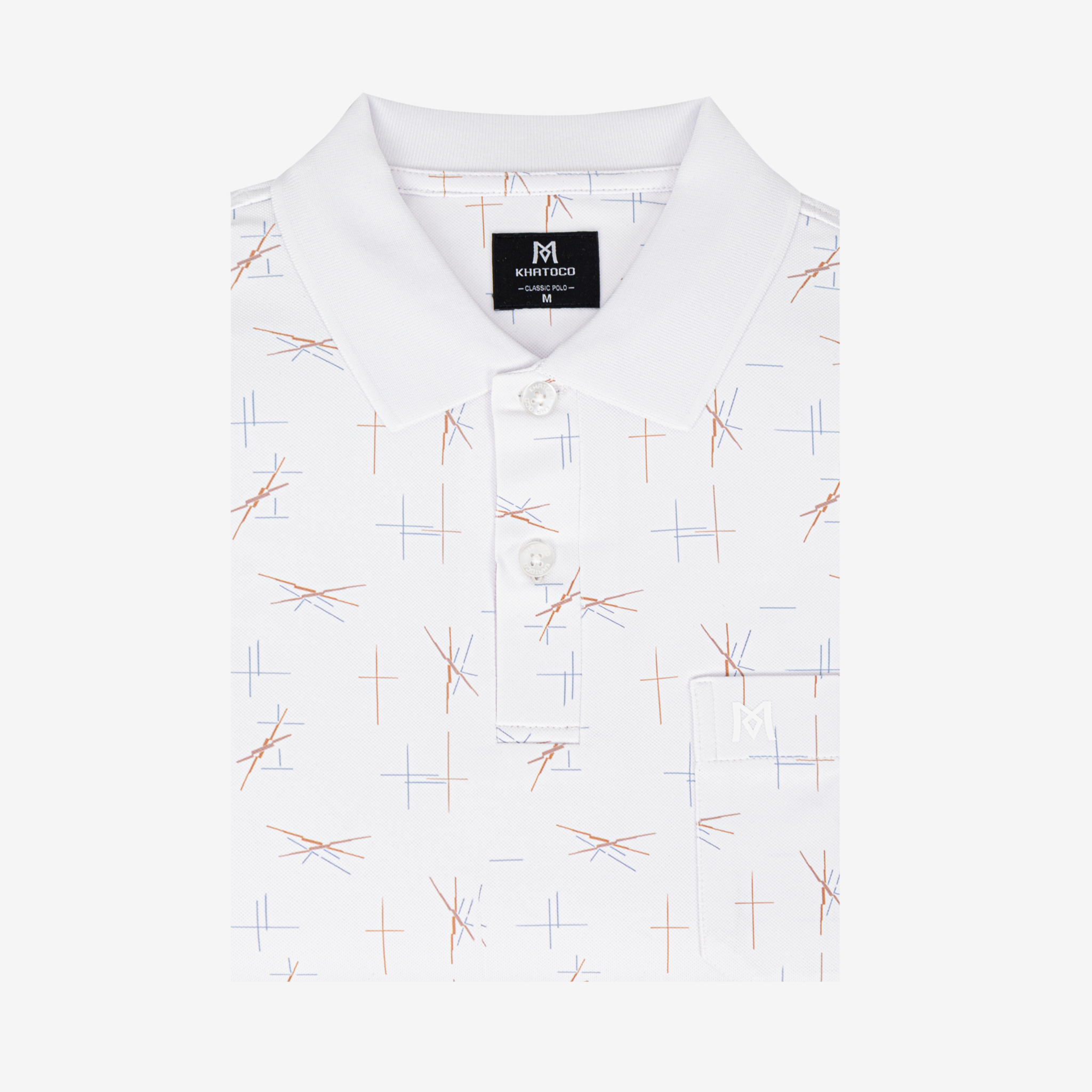 Áo polo nam KHATOCO có túi A2MN438R2-CNIN800-2709-N