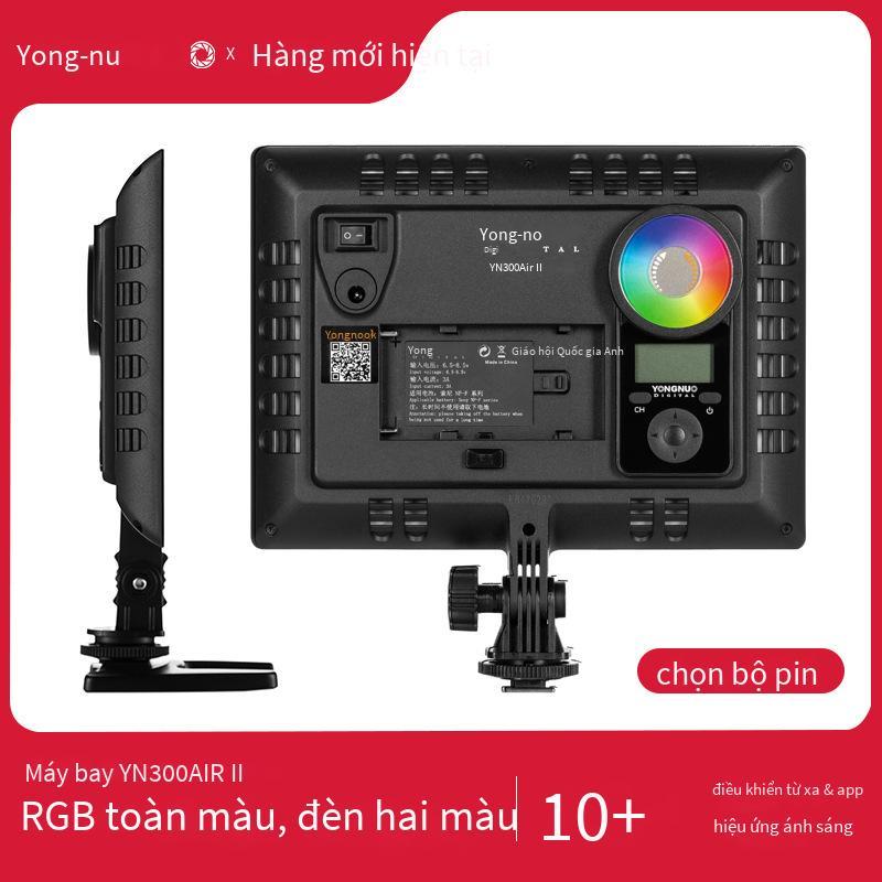 Đảm bảo chất lượng Yongnuo YN300AIR II chụp ảnh thế hệ thứ hai LED lấp đầy ánh sáng RGB đủ màu máy ảnh mỏng và nhẹ phát sóng trực tiếp ánh sáng dịu