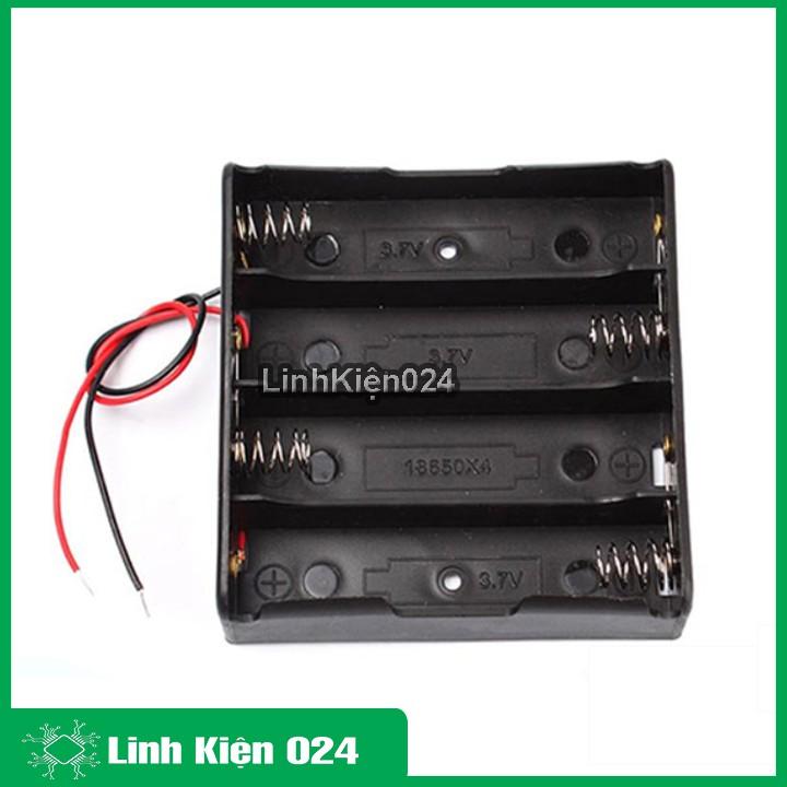 Đế Pin 18650 ( Đấu Nối Tiếp ) 1/2/3/4 Pin