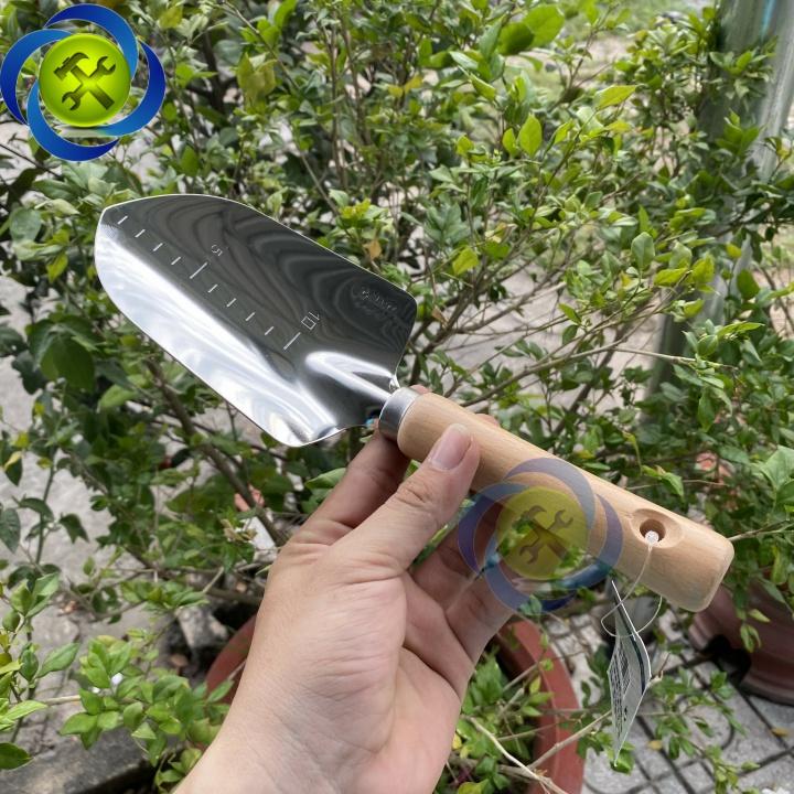 Xẻng làm vườn Inox C-Mart A0708 dài 275mm