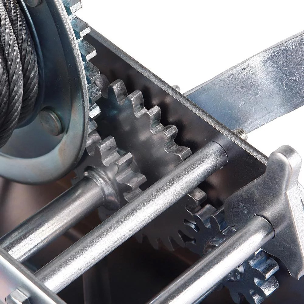 Tời quay tay 1000lbs 454kg cáp 8m/4,8mm