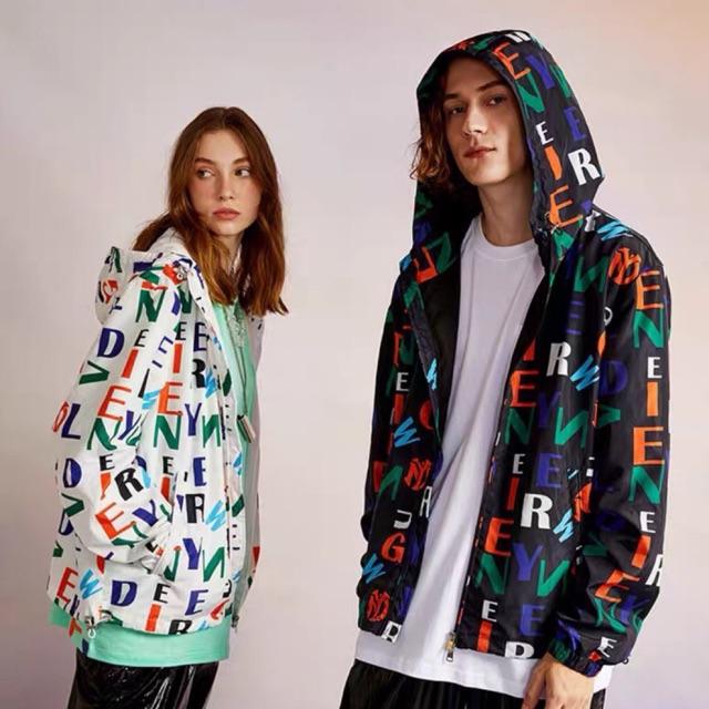 Áo khoác dù form rộng unisex 3D, hoạ tiết Chuẩn Xịn