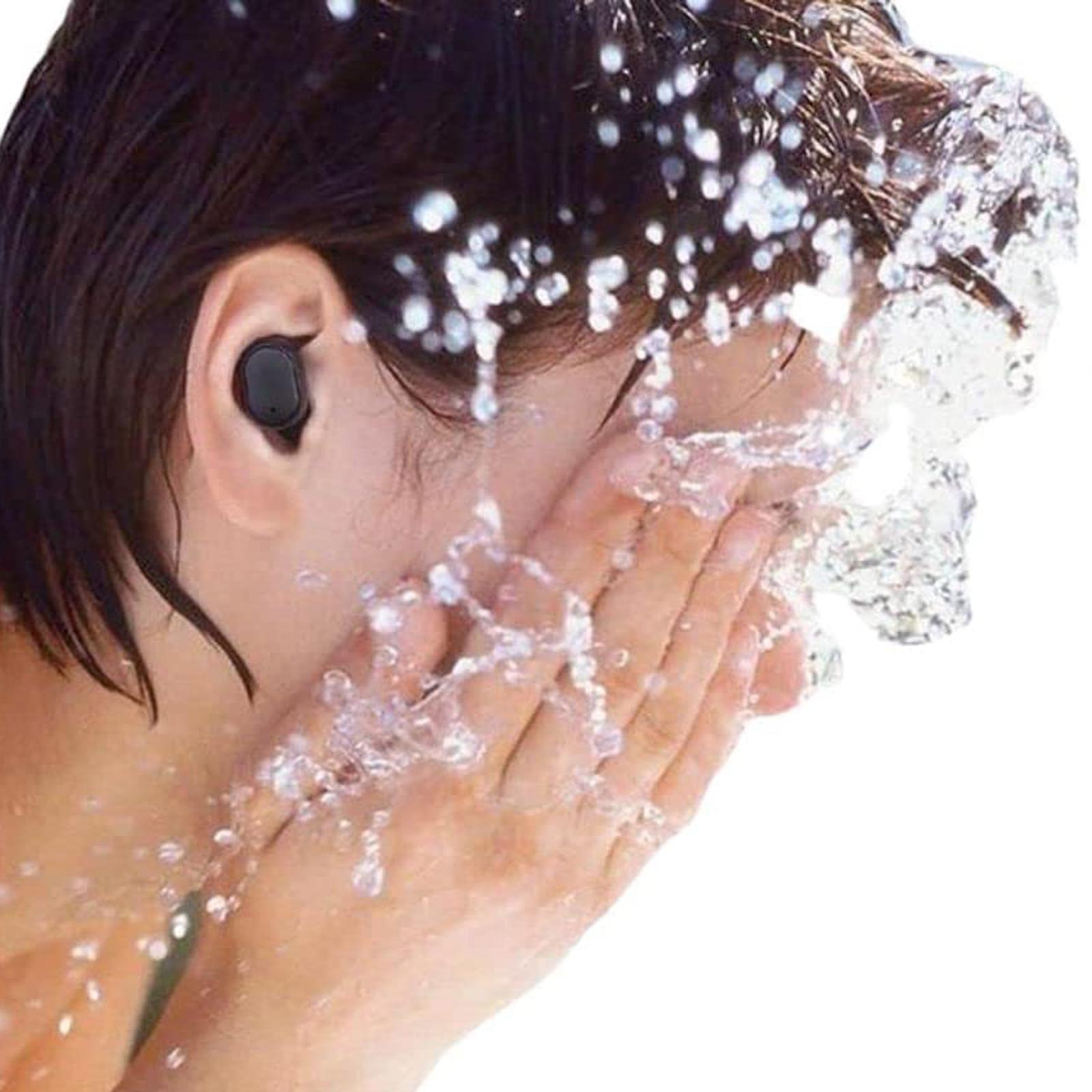 BT5.0 Tai Nghe Không Dây Chân Thực Tai Nghe Nhét Tai Mini Tai Nghe Thể Thao Chống Thấm Mồ Hôi Tai Nghe Nhét Tai Có Hộp Sạc Mic Hiển Thị Pin