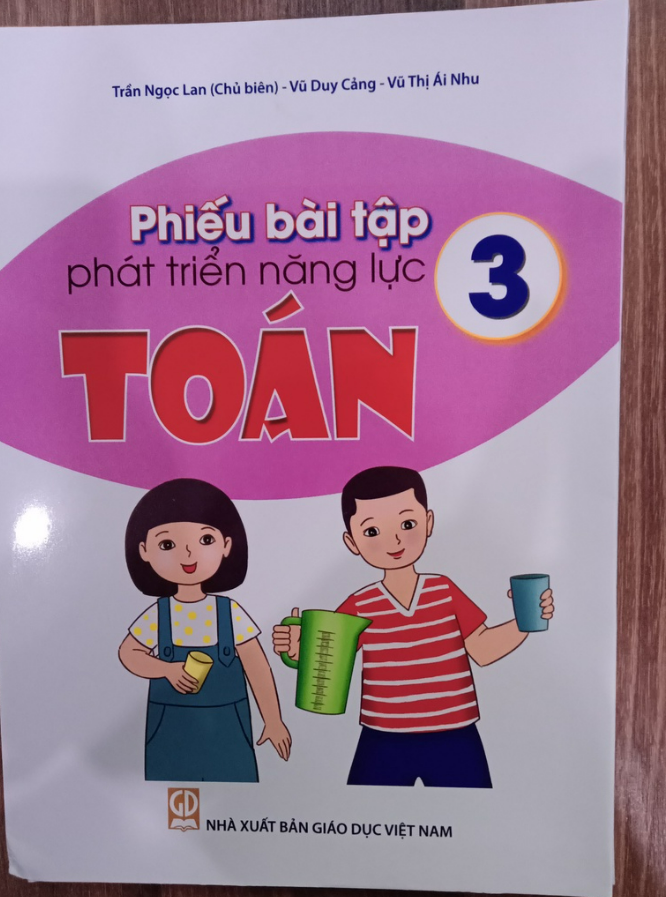 Sách - Phiếu bài tập phát triển năng lực toán 3