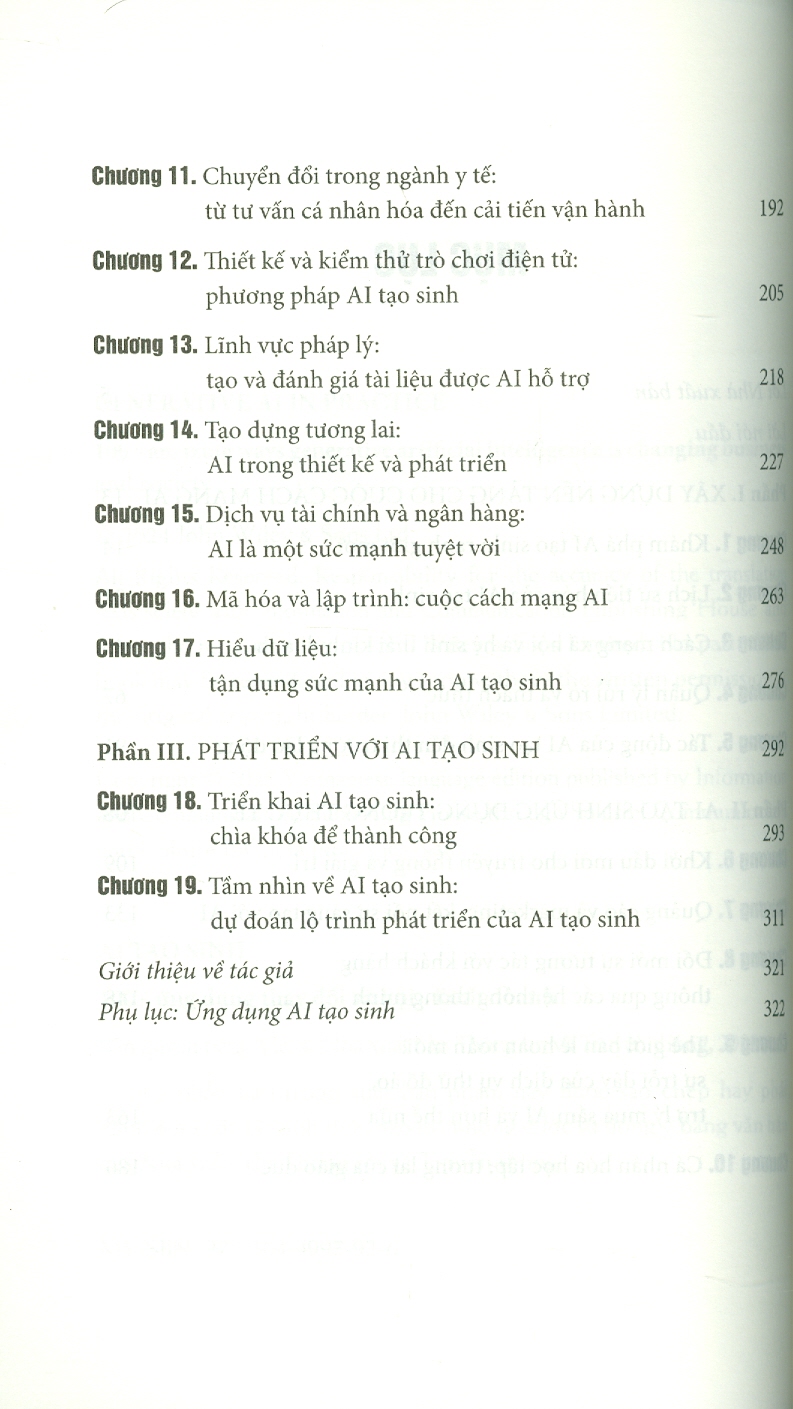 AI Tạo Sinh: 100+ Ứng Dụng Thay Đổi Xã Hội - Kinh Doanh