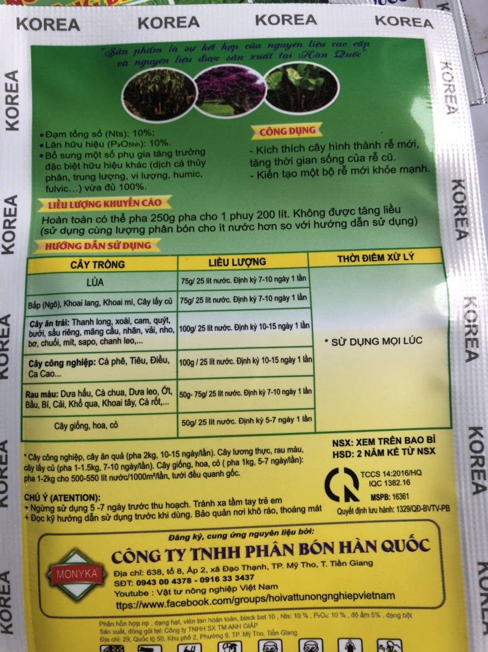 10 GÓI PHÂN BÓN TẠO RỄ , KÍCH THÍCH CÂY RA RỄ