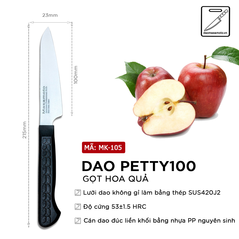 Dao Gọt Hoa Quả Masamoto Petty - MK105