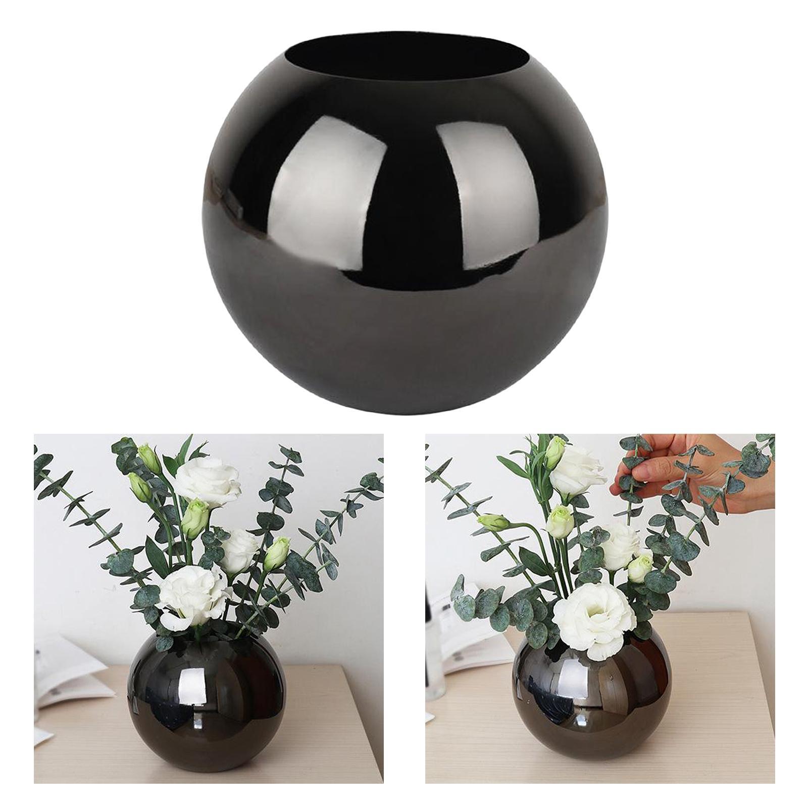Stainless Steel Flower  Centerpiece  Wedding Gift for  Black