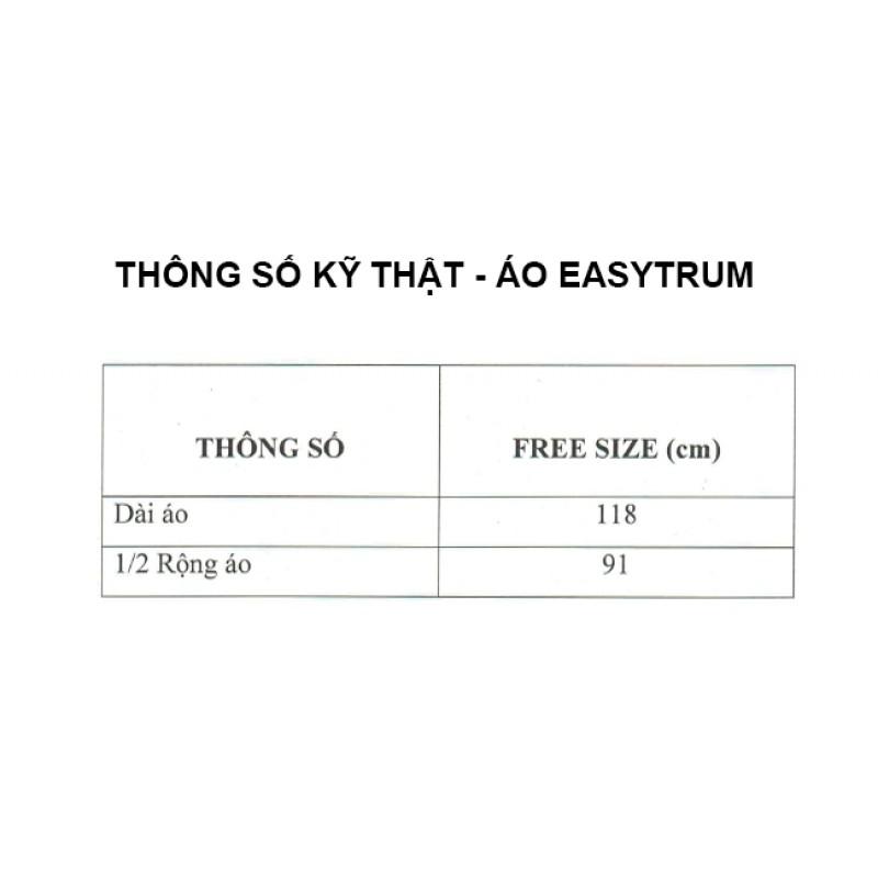 Áo mưa Poncho EasyTrum thiết kế trùm kín, thẩm mỹ cao