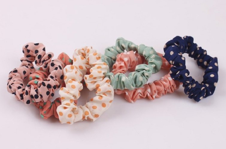 COMBO 5 DÂY CỘT TÓC SCRUNCHIES - NHIỀU MÀU