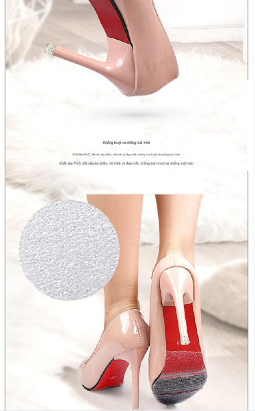 Cuộn dán đế giày dép PVC trong suốt chống trơn trượt Shoe Sole Stickers 3M