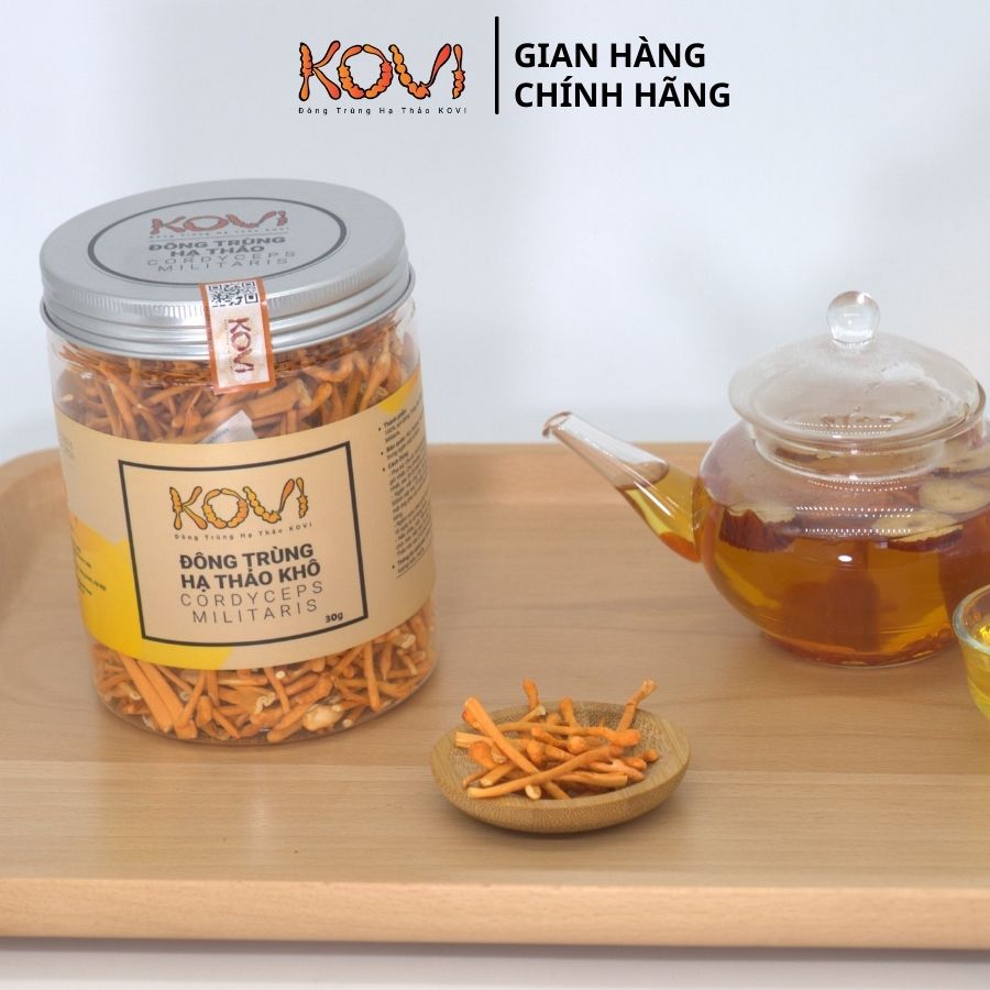 Đông trùng hạ thảo KOVI khô sấy thăng hoa 30g [Giá dùng thử]