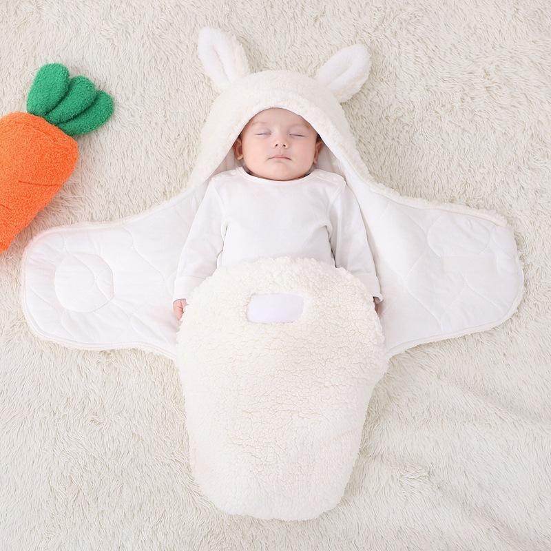 Mềm Mại Cho Bé Sơ Sinh Bọc Chăn Túi Ngủ Cho Bé Bao Da Cho Trẻ Sơ Sinh Sleepsack 100% Cotton Dày Ủ Kén Cho Bé 0-6 Tháng