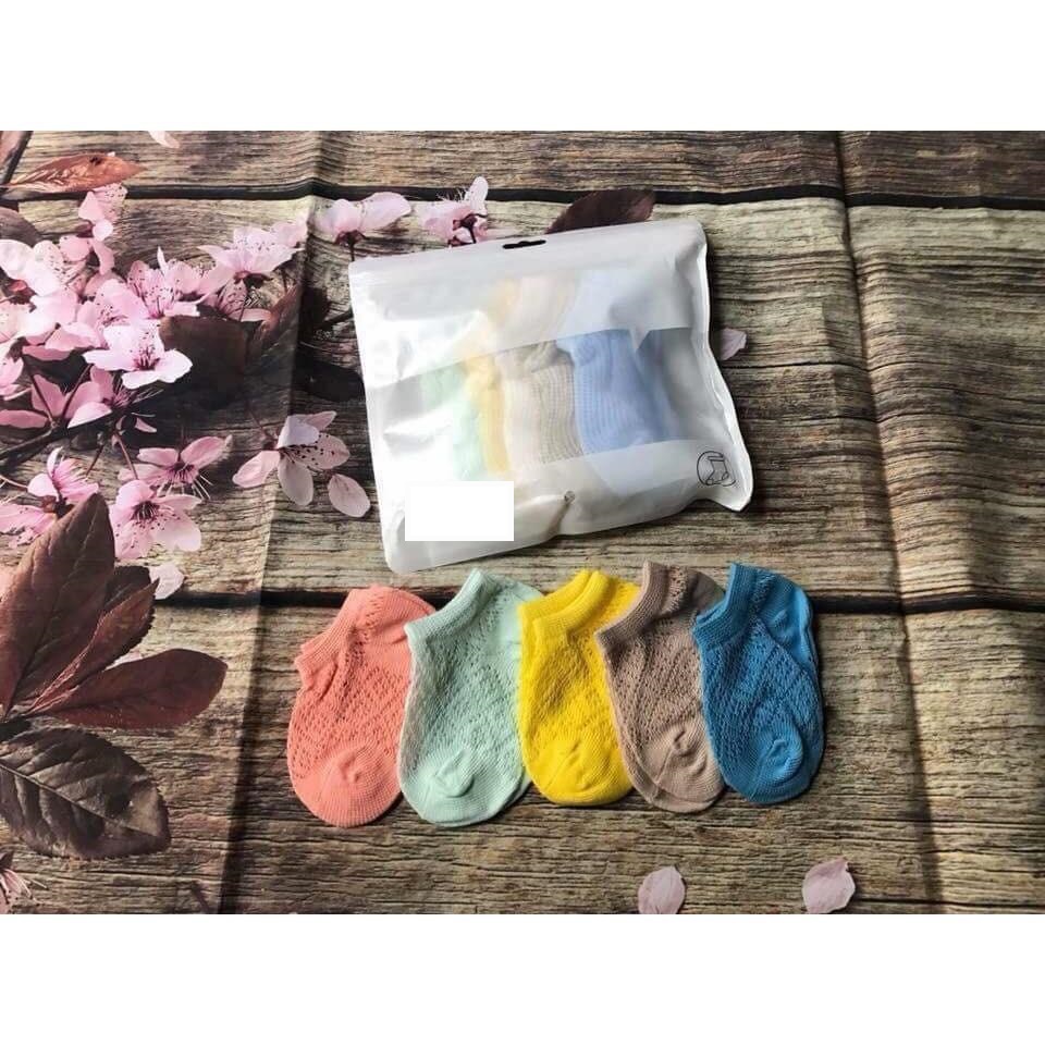 Set 5 tất lưới trẻ em (giao màu ngẫu nhiên