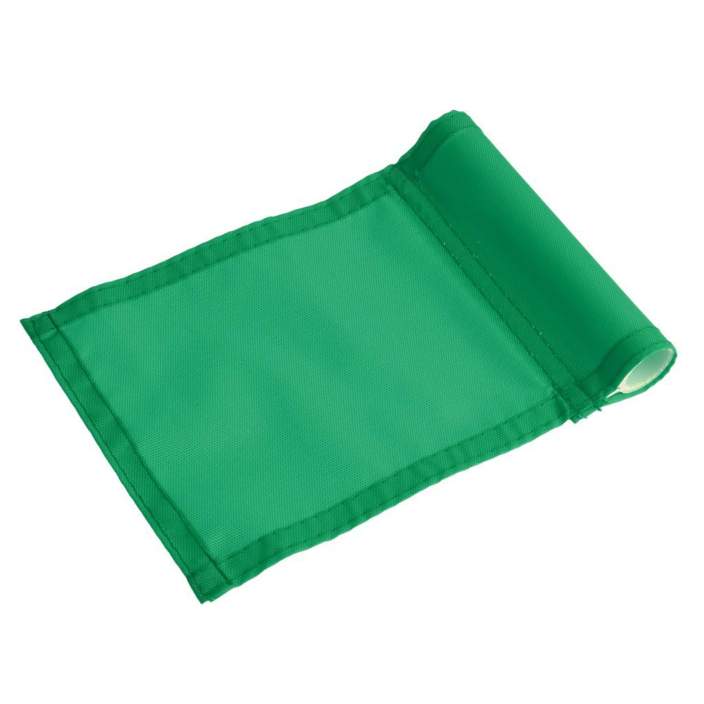 3Pcs Practice Golf Hole Pole Cup Flag,Outdoor Garden Golf Sports Training Aid,Backyard Putting Green Flag Replacement - Green