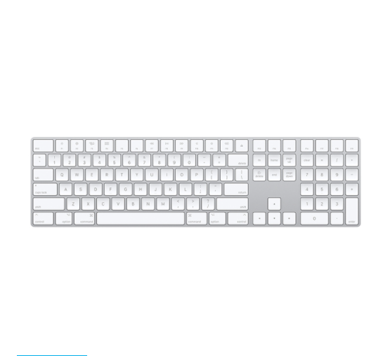 Bàn Phím Apple Magic Keyboard With Numeric Keypad (Silver) - Hàng Chính Hãng - MQ052ZA/A