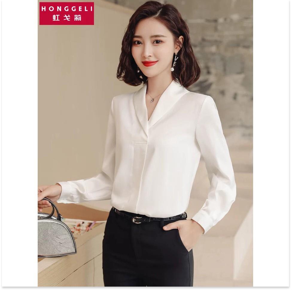 Áo sơ mi công sở tay dài - sang trọng