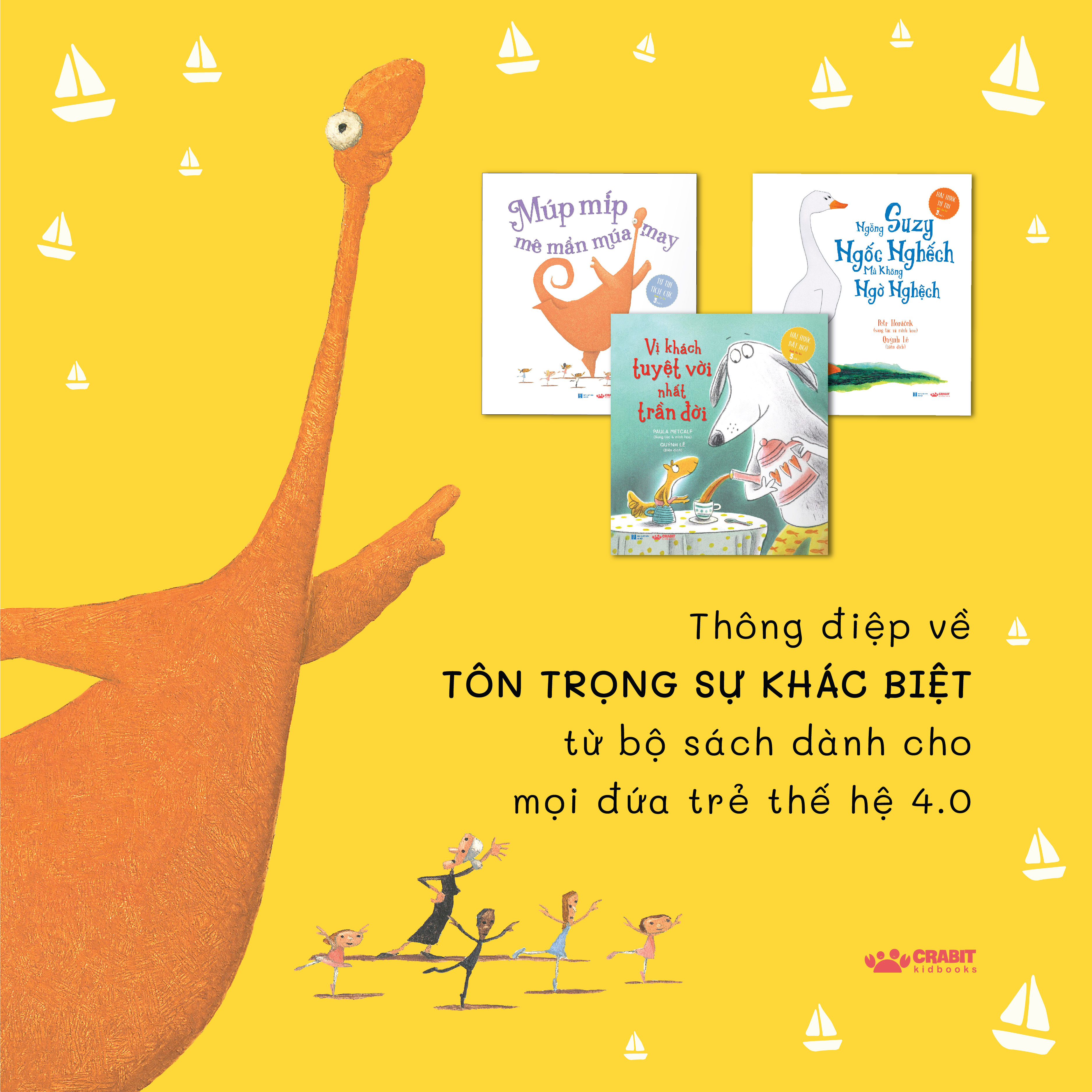 Sách khích lệ sự khác biệt của trẻ - Ngỗng Suzy ngốc nghếch mà không ngờ nghệch  (Sách tranh cho trẻ 3 tuổi ++)