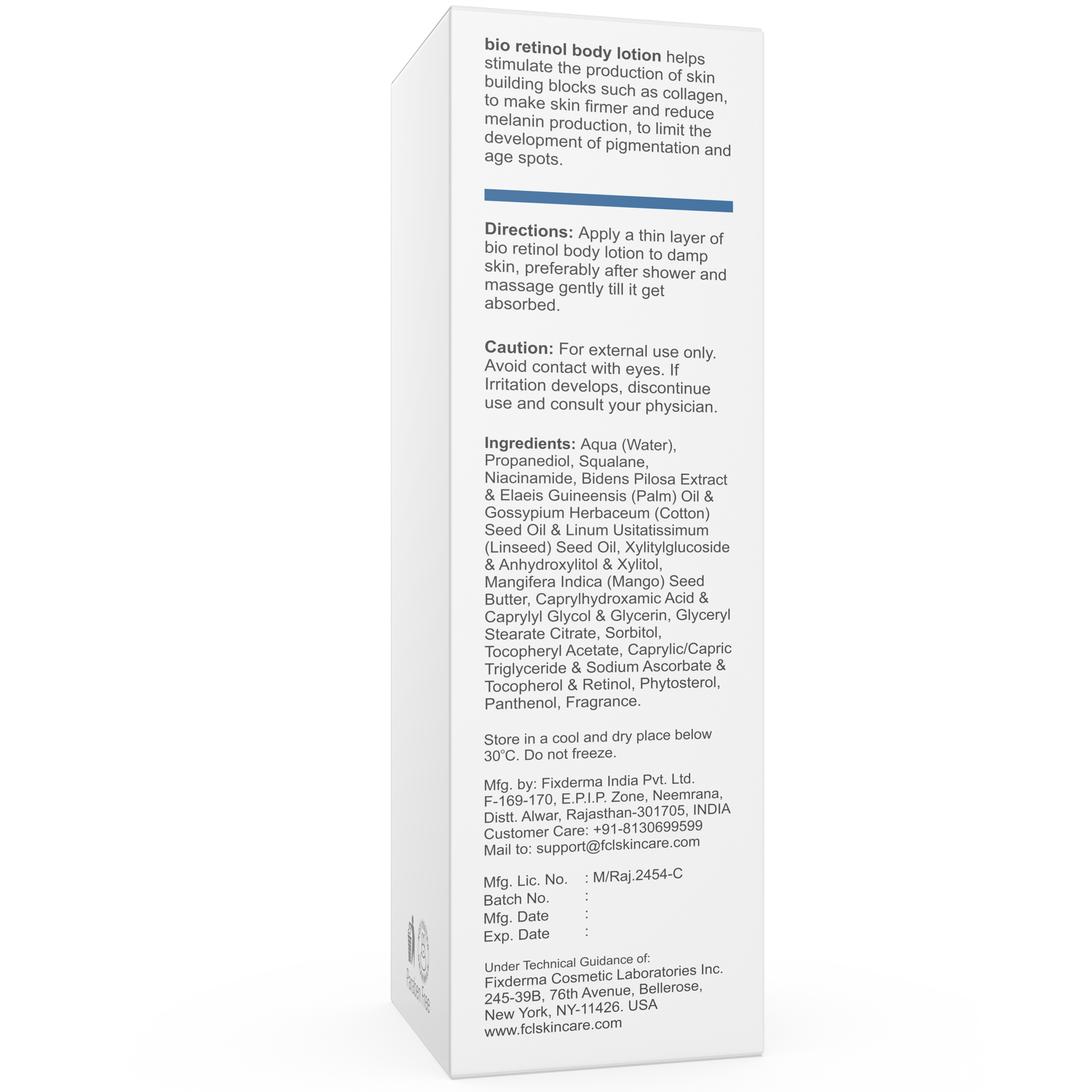 Sữa Dưỡng Thể Trẻ Hóa Da FCL Bio Retinol Body Lotion Cải Thiện Tính Đàn Hồi, Giảm Nhờn, Giúp Da Mịn Màng 200ml[Hùng Lợi]