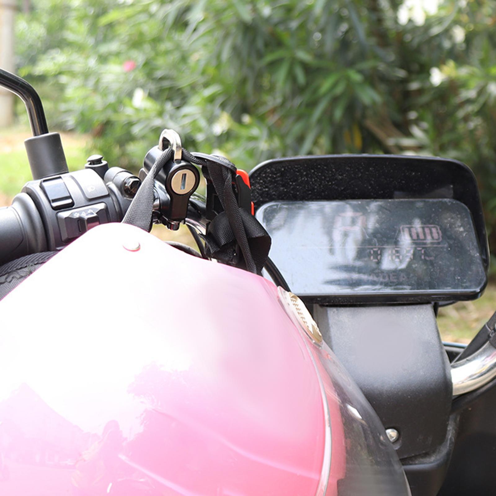 Motorcycle Hook Lock Easy to Install Anti for Street Bike