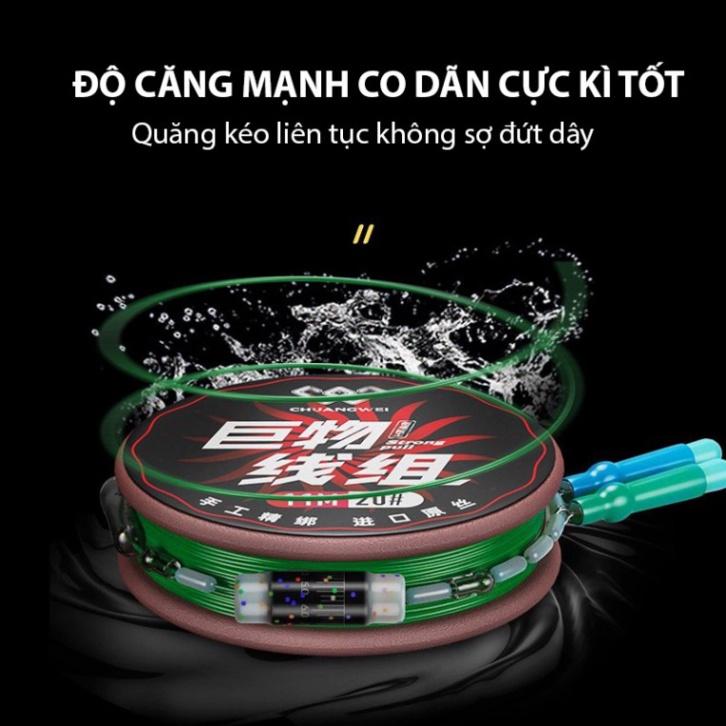 Xả hàng sale Dây trục quấn săn hàng Xstyle chuyên câu đài câu đơn bọc silicone cao cấp DC-15 - uy tín - nhanh tay