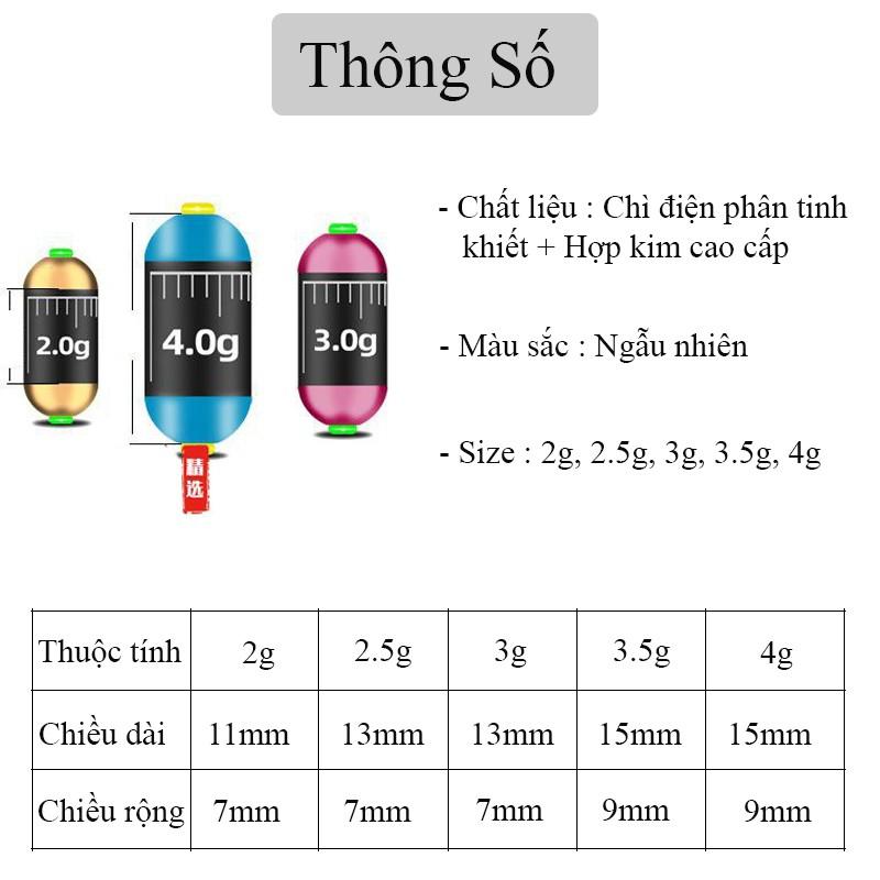 Chì lá lõi kép chống nổ chuyên câu đài câu đơn Cao Cấp PK-52