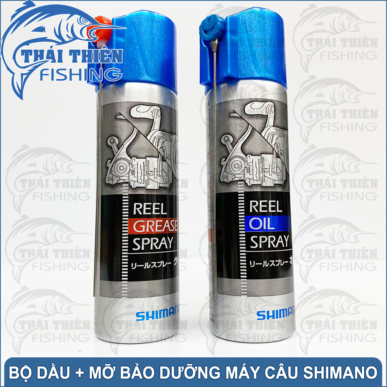 Bộ Dầu Máy Mỡ Bò Dùng Bảo Dưỡng Máy Câu Cá Đứng Ngang Simano SP-013A / SP-023A