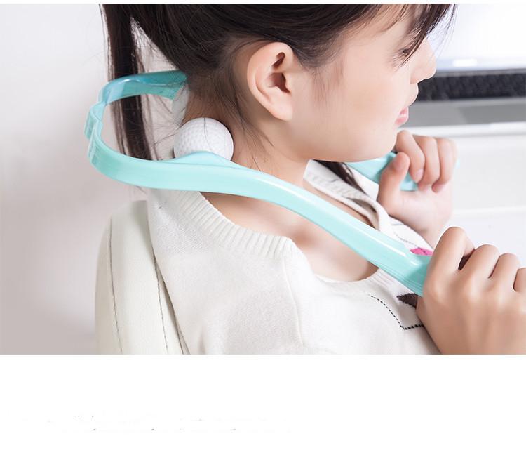 Máy mát xa cổ cầm tay | Công cụ thanh massage chẩm điểm lớn với bóng cho massage mô