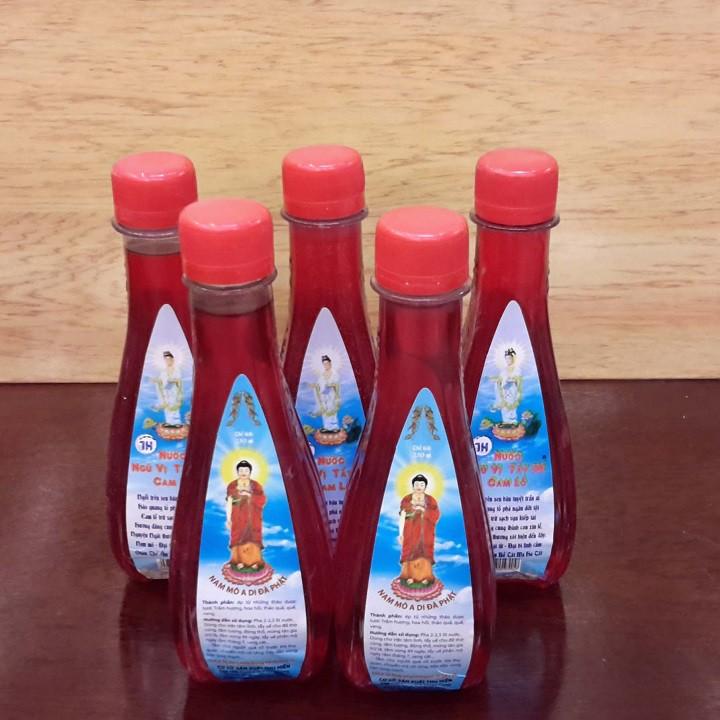 Chai nước ngũ vị hương chăm sóc đồ thờ