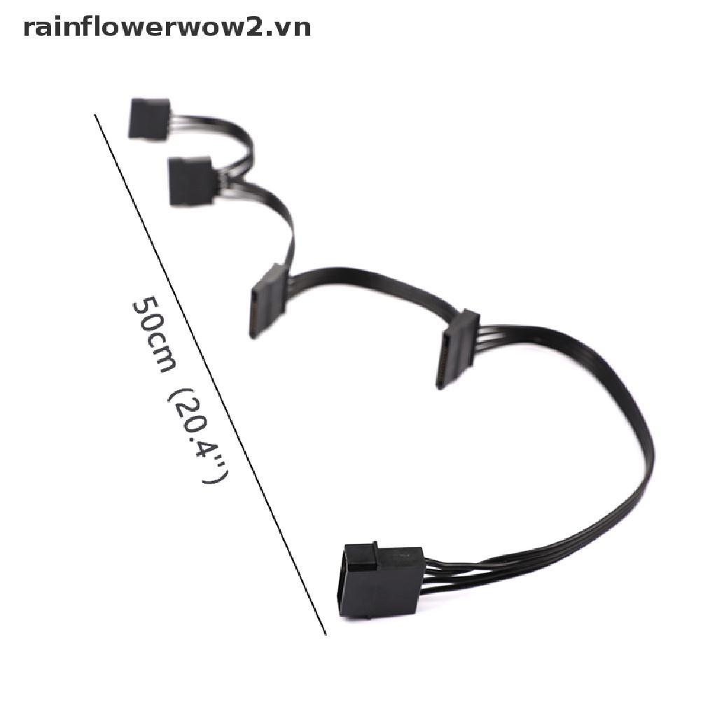 Dây Cáp Chia Nguồn Ổ Cứng 4pin IDE 1 Sang 5 SATA 15Pin DIY Chuyên Dụng