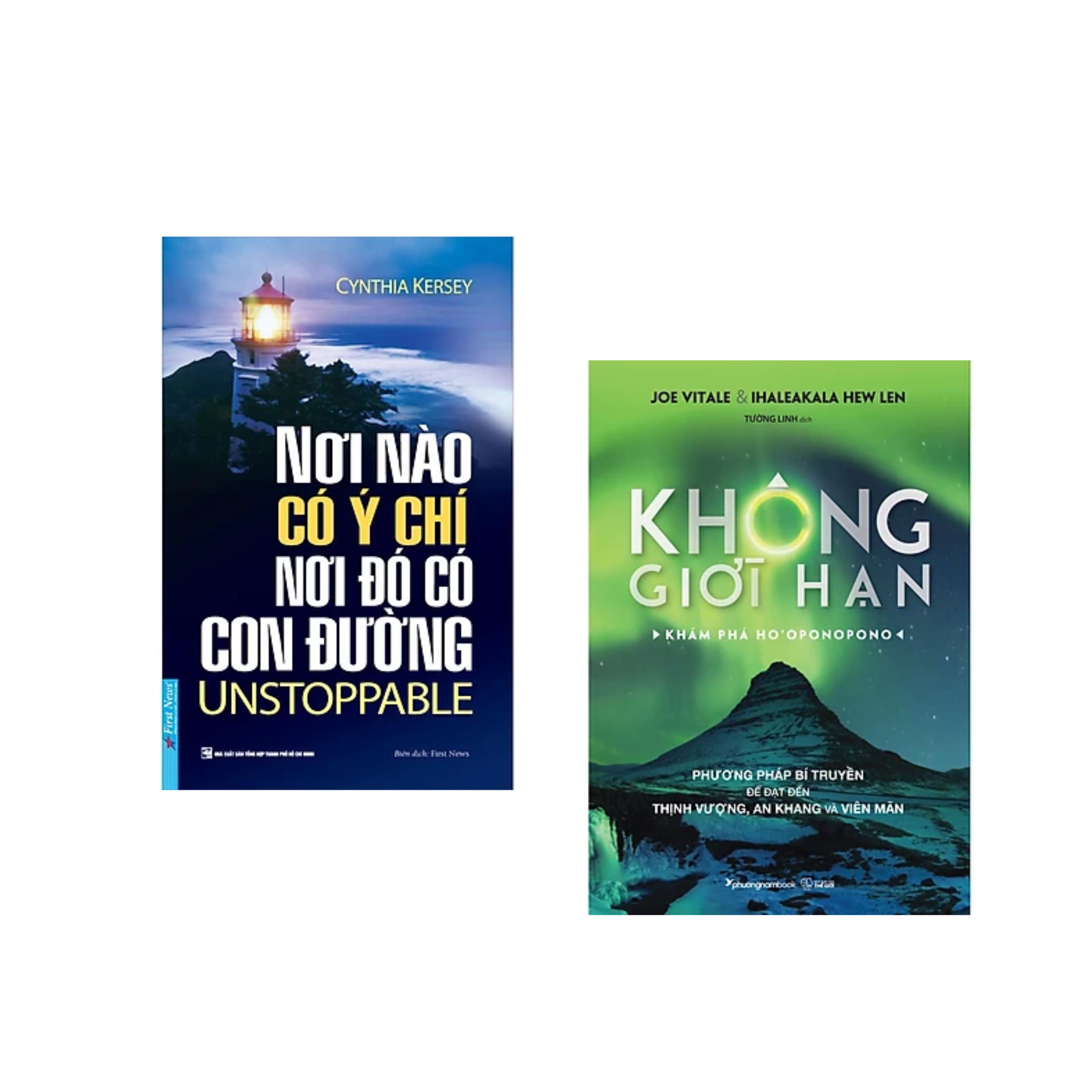 Combo sách Tư Duy Kĩ Năng Sống: Không Giới Hạn - Khám Phá HO'OPONOPONO+Nơi Nào Có Ý Chí Nơi Đó Có Con Đường (UNSTOPPABLE/ Tặng Book mark