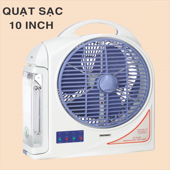 QUẠT SẠC KHẨN CẤP KENTOM - KT-9100 (1 BÌNH)