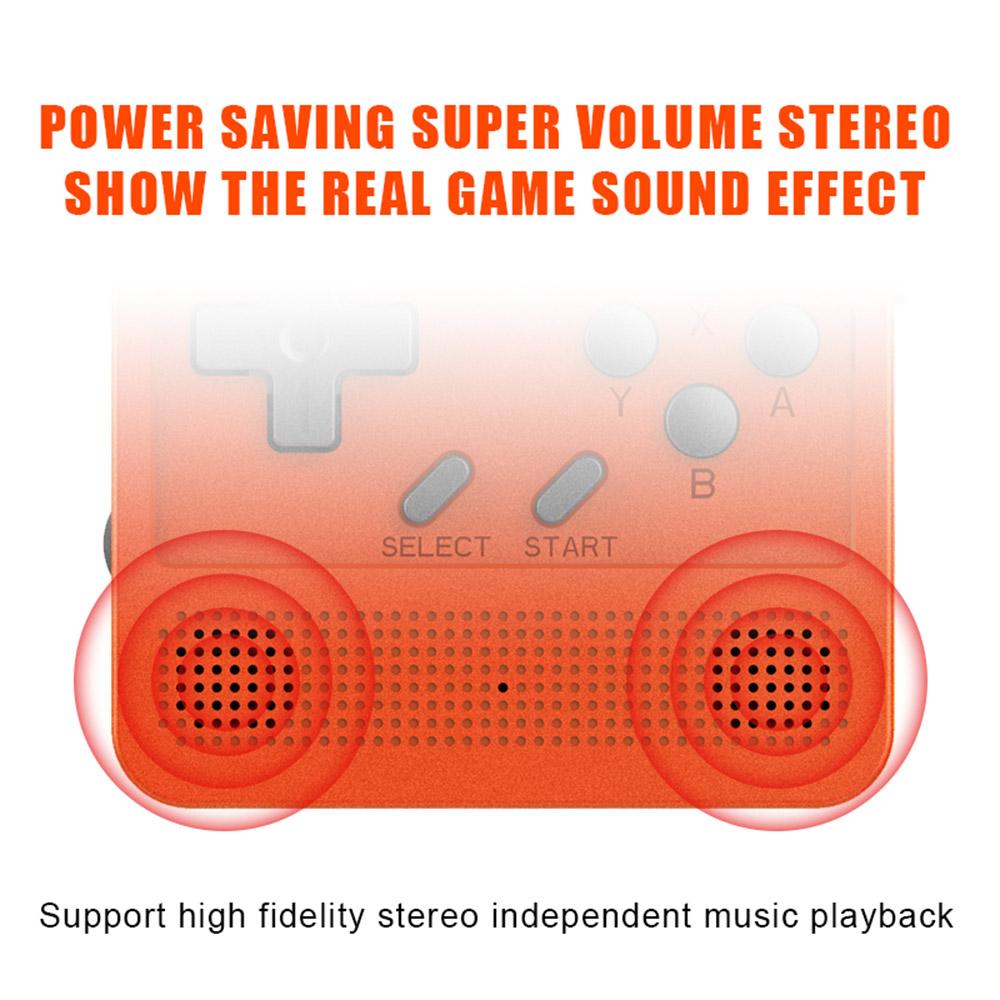 Flip Handheld Console 3-inch IPS Screen Open System Game Console with 16G TF Card Built in 2000 Games Portable Mini