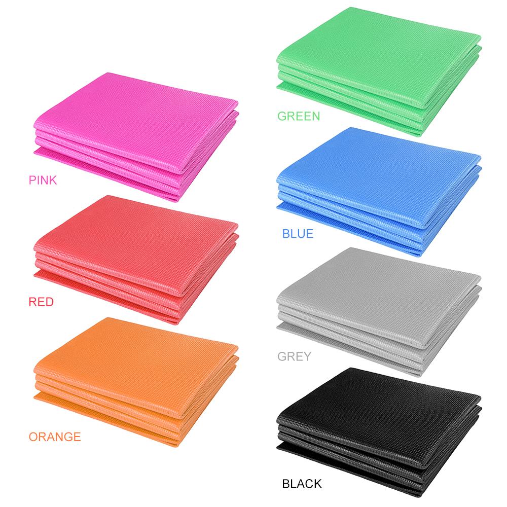 Thảm Tập Yoga Có Thể Gập Lại Dày Chống Trượt 4Mm 68X24 Inch