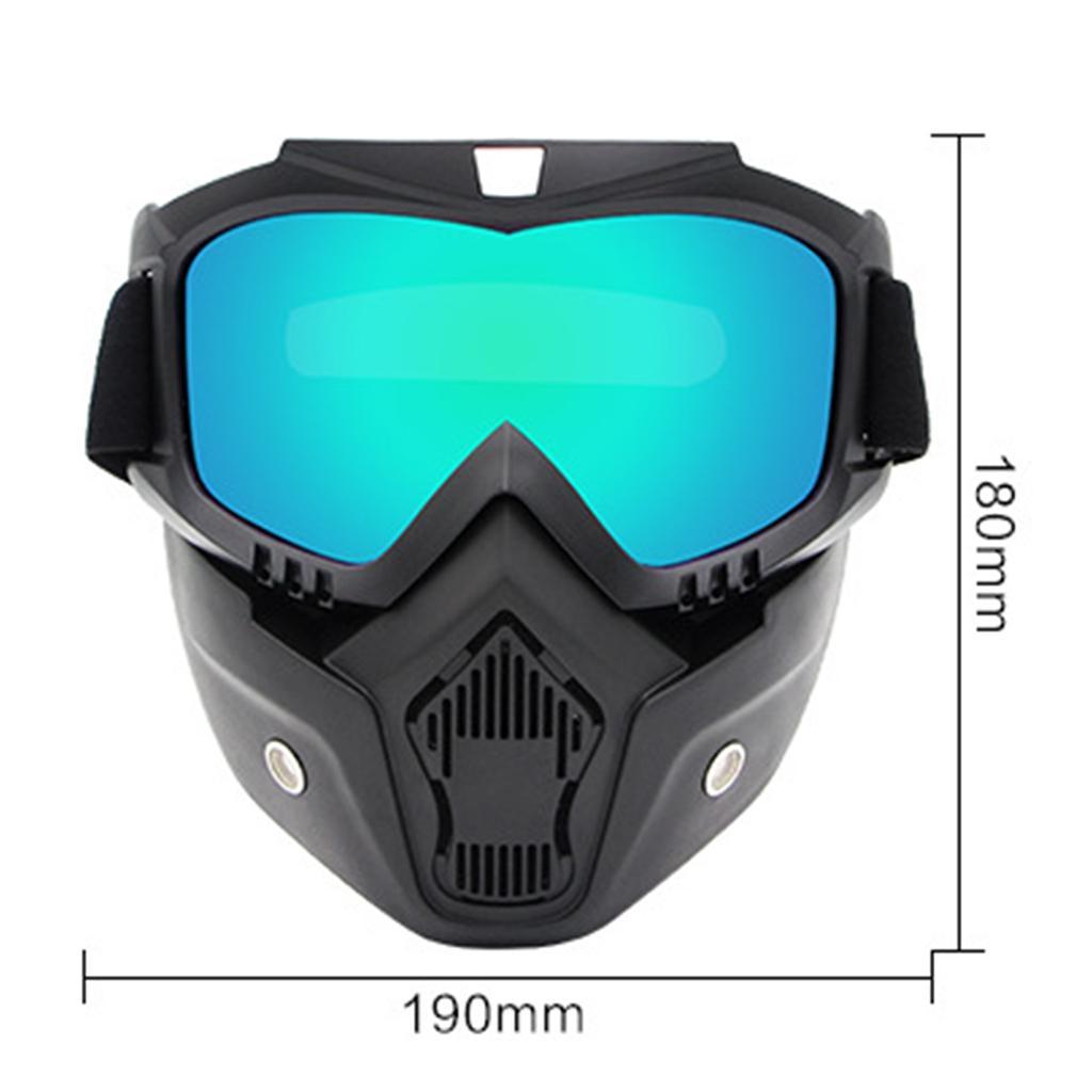 2- Motocross Goggles Bike Anti Fog Windproof Dustproof Glasses