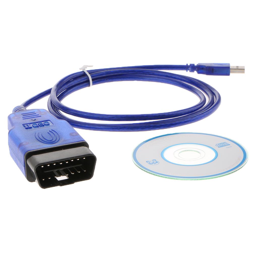 VAG KKL USB Fiat Ecu Scan OBD OBD2 Diagnostic Scanner Cable Tool for Opel