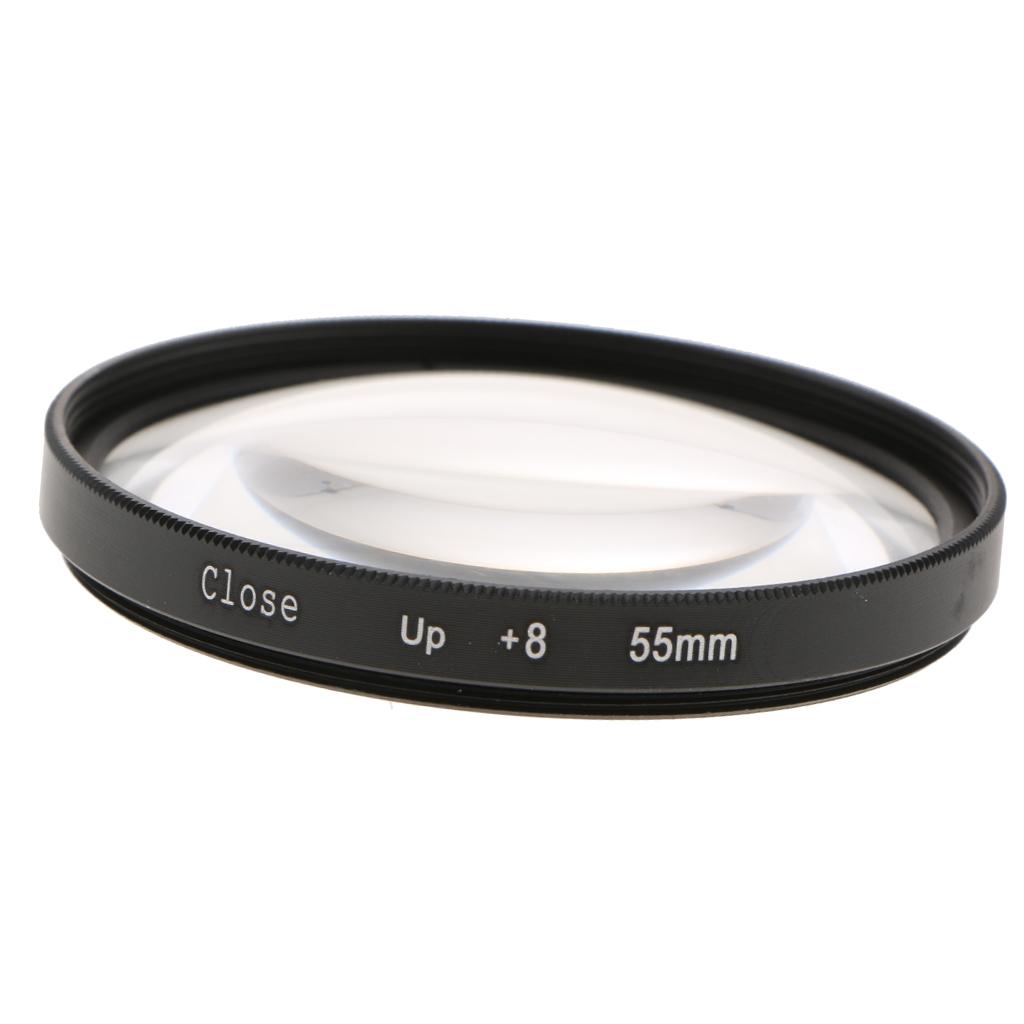 Close-up Macro Filter Ring +8 For Canon Nikon Pentax Sony Digital Camera