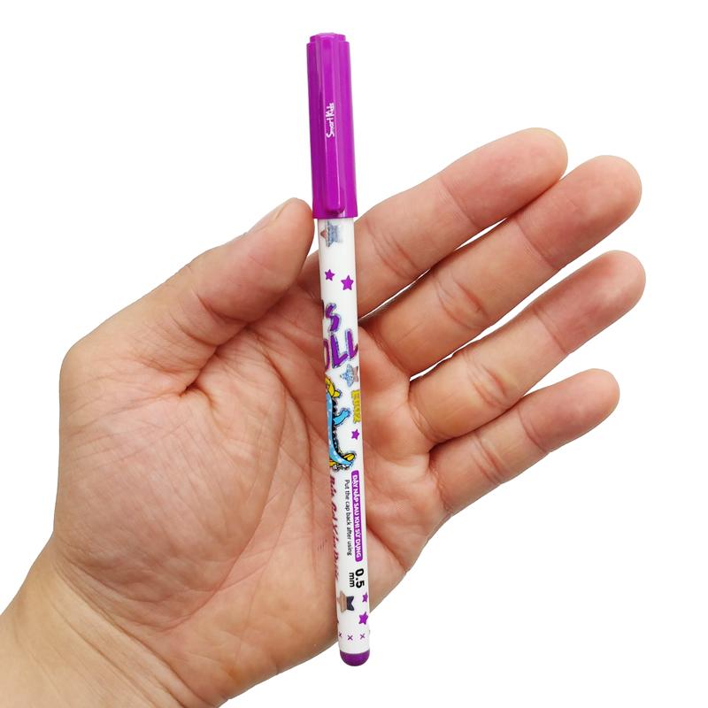 Bút Gel Xoá Được 0.5 mm Dinosaur - Smart Kids EG02 - Mực Tím