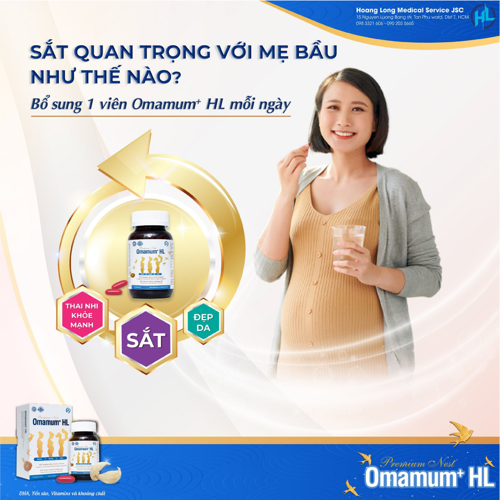 Combo An Thai Viên Uống Cho Bầu Omamum Plus HL Bổ Sung Sắt Yến Xào Dầu Cá + Sữa Non Cho Mẹ Bầu GreenMilk Bổ Sung Canxi Dinh Dưỡng Thai Kỳ