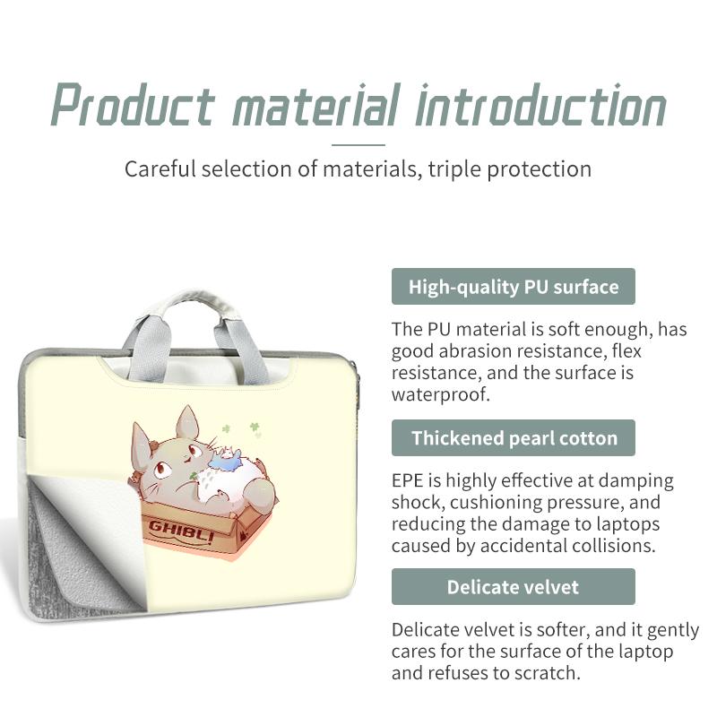 Túi Đựng Laptop Laptop Đa Kích Thước 12 13 14 15 17 Inch Hoạt Hình Túi Máy Tính Chống Thấm Nước Cầm Tay Cho Macbook/HP/Lenovo/ Acer/Asus