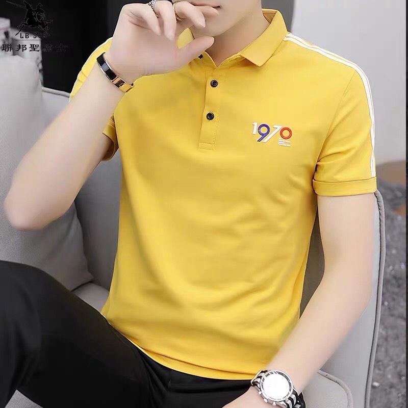 Áo thun nam có cổ tay ngắn vải thun cotton mềm mịn co giãn thoáng mát ATN02