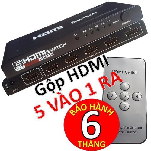 Bộ Gộp HDMI 5 vào 1 ra Cao cấp