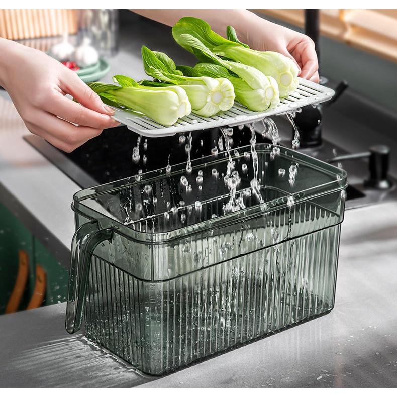 Hộp Bảo Quản Tủ Lạnh Có Tay Cầm