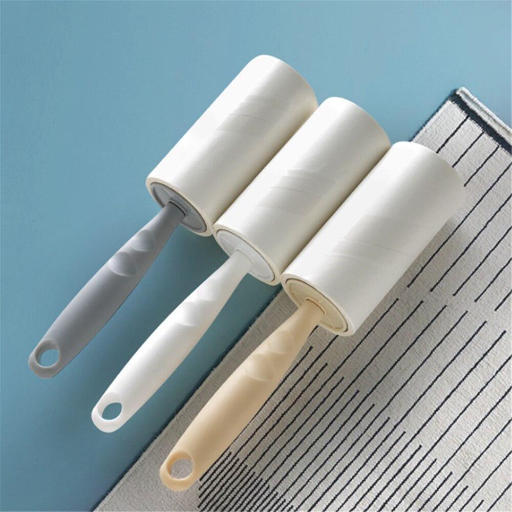 High Quality 60 Sheets with Handle Brush Dust Remover Sticky Clothes Pet Dog Hair Fabric Fluff Roller Cleaner Accessories Roller